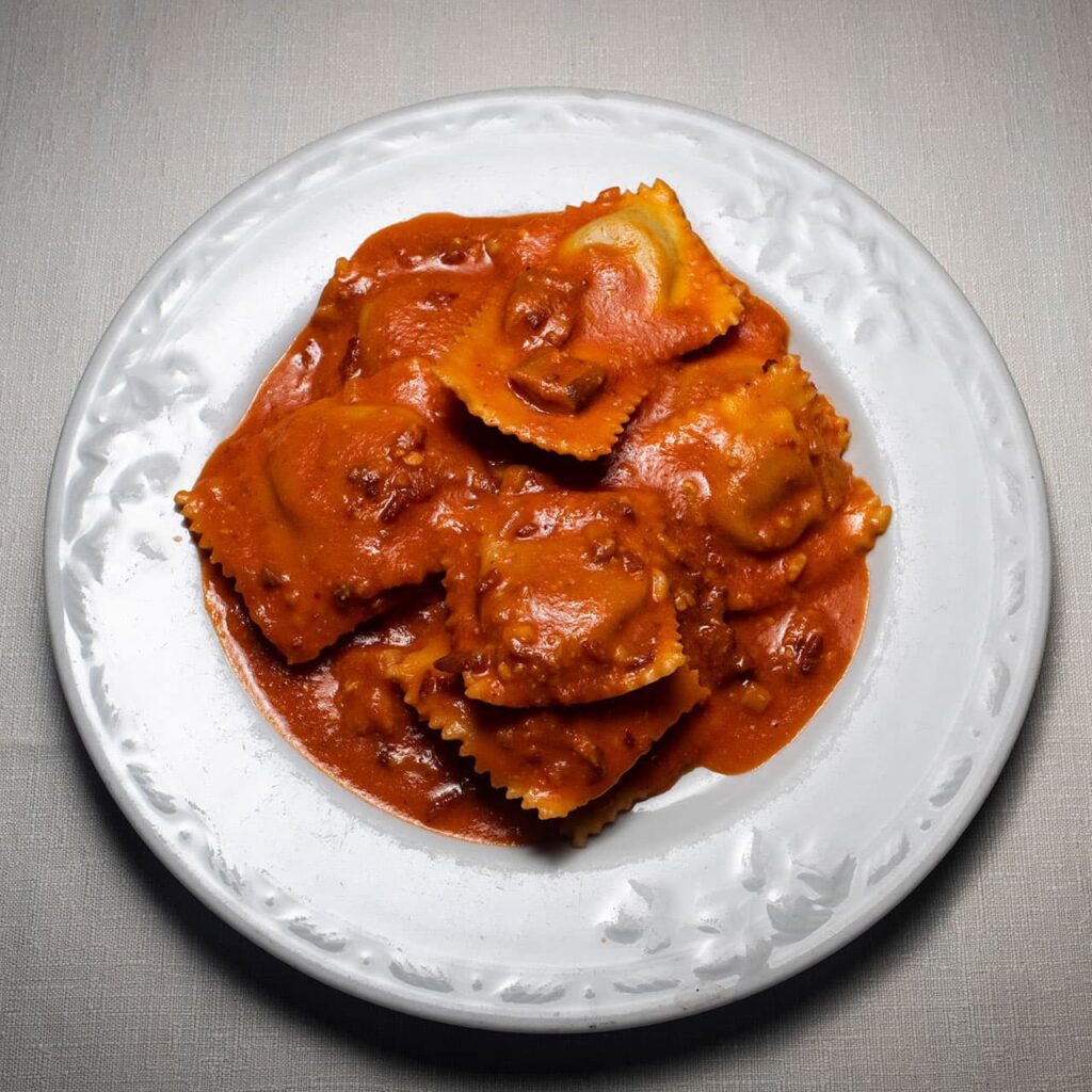 Ravioli 'al profumo di bosco'